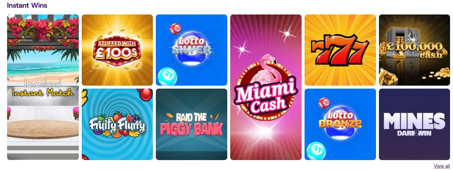 itv instant win games